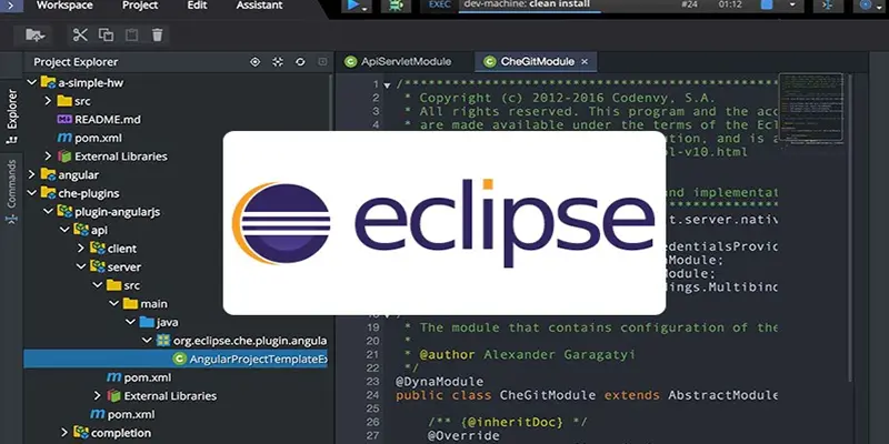 Phần mềm lập trình mã nguồn Eclipse
